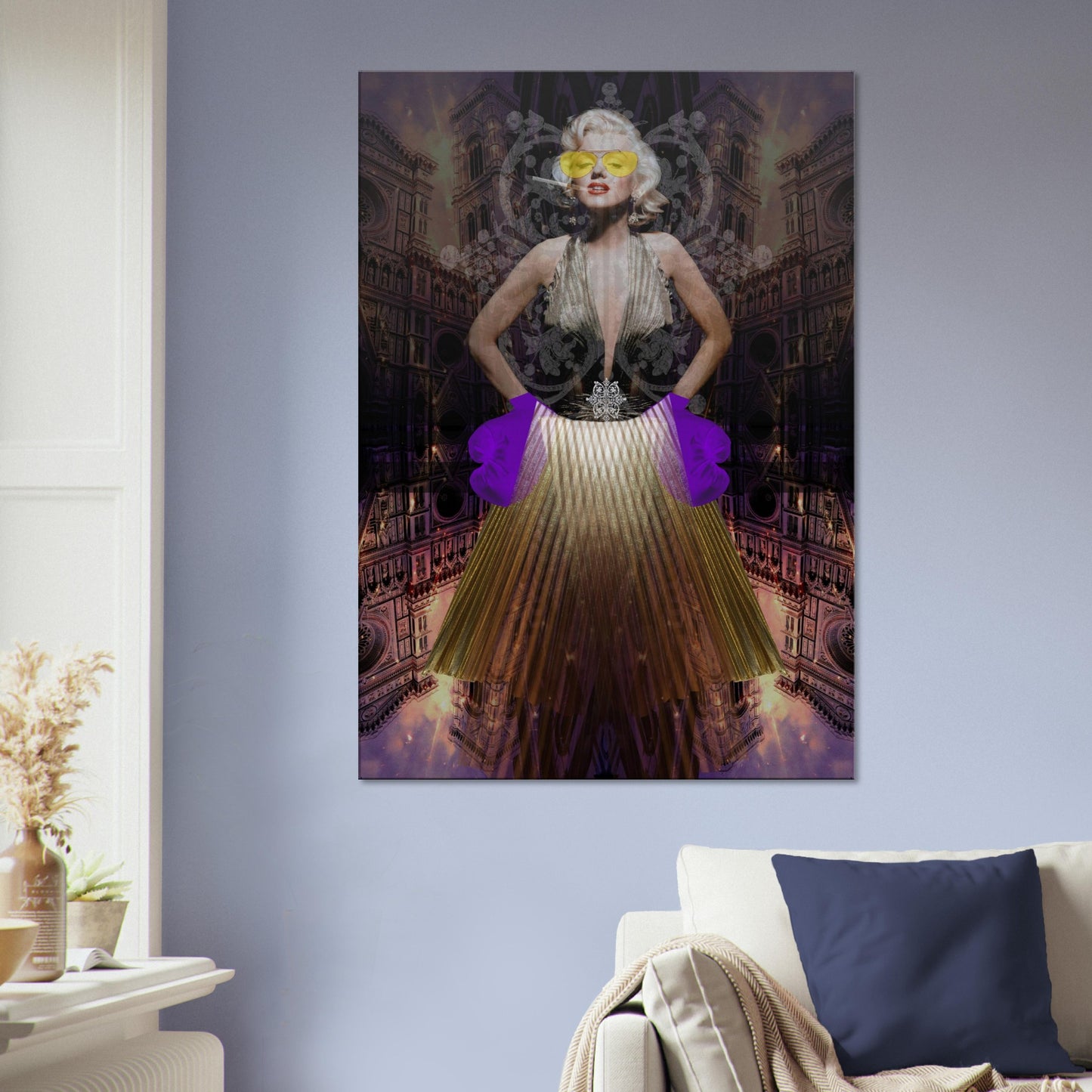 Fear and Loathing in New York Marilyn Canvas